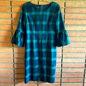 Talbots Plaid Knee Length Dress